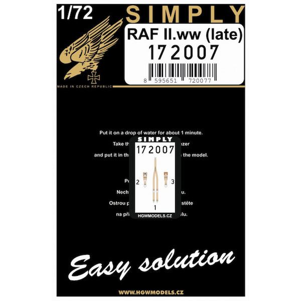 RAF late Seatbelts and Buckles HGW172007