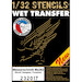 Wet Transfer stencils for Messerschmitt Me262 (Revell, Hasegawa, Trumpeter) HGW232017