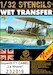 Wet Transfer stencils for Sopwith F1 Camel "Le Rhone" (Wingnut wings) HGW232019