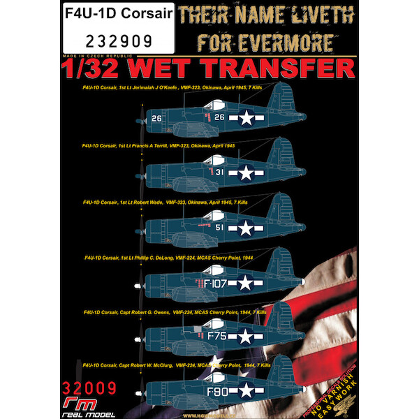 Wet Transfers F4U-1a Corsair  HGW232909