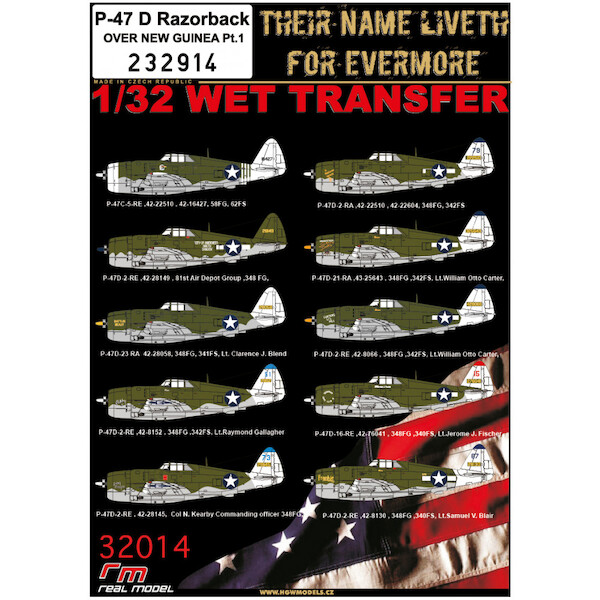Wet Transfers P47D Thunderbolt Razorback over New Guinea pt 1 HGW232914