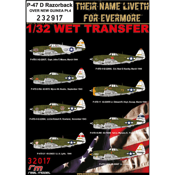 Wet Transfers  P47D Thunderbolt Razorback over New Guinea pt 4  HGW232917