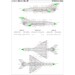 Wet Transfer stencils for MiG21SM, MF (Ru) (for 2 aircraft)  HGW248013