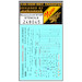 Wet Transfer Decal stencils for Messerschmitt BF109F (Eduard) HGW248045