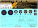 Wet Transfer Decal  Stencils and nationality markings for Tempest MKV (Eduard) HGW248063
