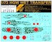 Wet Transfer camouflage and Markings for Ki61-1D Hien 'Tony" 2nd Lt. Shunzo Takashima (Tamiya) HGW272026