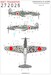 Wet Transfer camouflage and Markings for Ki61-1D Hien 'Tony" 2nd Lt. Shunzo Takashima (Tamiya)  HGW272026