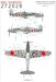Wet Transfer camouflage and Markings for Ki61-1D Hien 'Tony" 2nd Lt. Shunzo Takashima (Tamiya) HGW272026