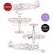 Super Rivetting Set Republic P47D Thunderbolt Razorback (Tamiya)  HGW481028