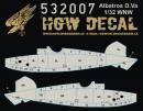Albatros D.V/DVa Wood Panels - Light wood transparent  HGW532007