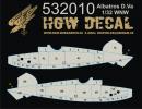 Albatros D.V/DVa Wood Panels - Light wood transparent (Yellow)  HGW532010