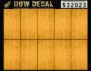 Pinewood panels on white base (Yellow) HGW532023