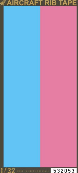 Aircraft Rib Tape - Pink & Blue  HGW532053