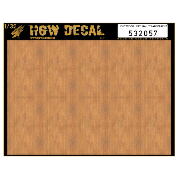Light wood / natural / transparant (No grid) HGW532057