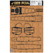 Albatros D.V Wood panels for Wingnut wings  - Base Transparent with Natural /Light Wood HGW532083