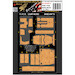 Boeing B17  Wooden floor and Ammo boxes Pine tree Wood  on Base white (HK Models) HGW548031