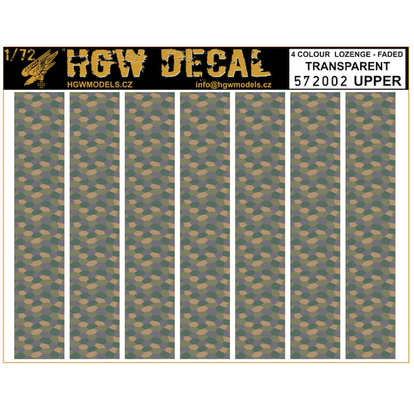 Four colour Upper Lozenge (faded) (transparent) HGW572002