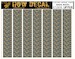 Four colour Upper Lozenge (faded) (White Base) HGW572010