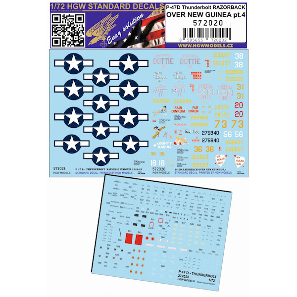 Republic P47D thunderbolt Razorback over New Guinea part 4 HGW572020