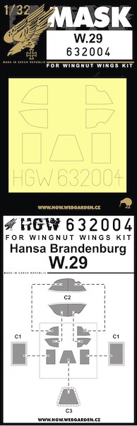 Hansa Brandenburg W29 mask (Wingnut)  HGW632004