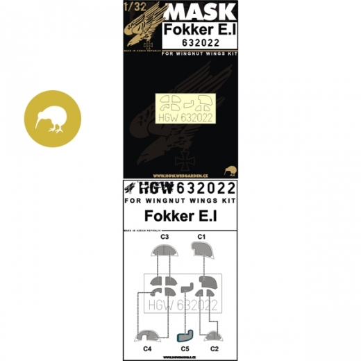 Fokker EI mask (Wingnut) HGW632022