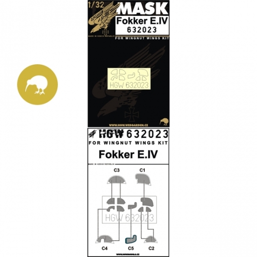 Fokker EIV mask (Wingnut) HGW632023