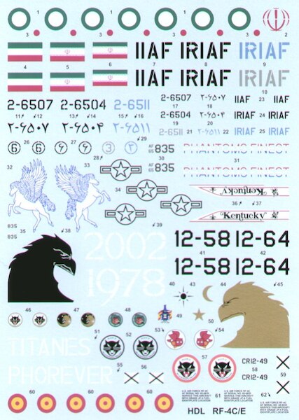 RF4C/RF4E Phantom II (Iran AF, USAF, Spanish AF) 48-023