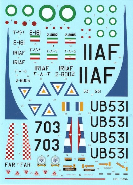 Lockheed T33A Shooting Star (Iran, Cuba Burma)  72-062