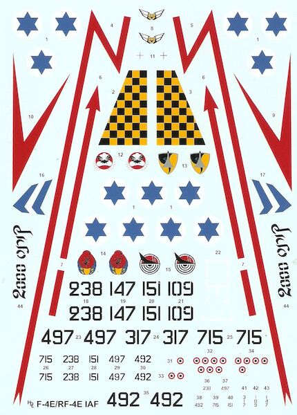 F4/F4E(s) RF4E Phantom (Israel AF) HDL48007