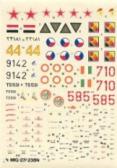 MiG23/27 Flogger BN (Iraq AF,India,NVA,USSR,Czech) HI-DECAL LINE17
