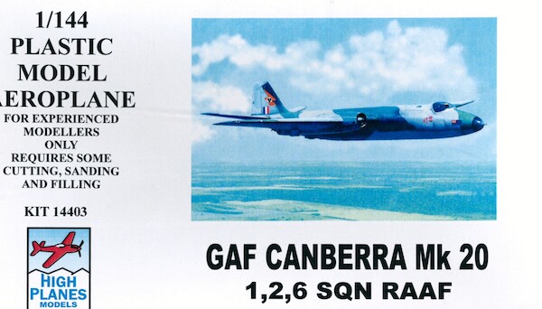 Canberra Mk.20 RAAF 1Sq, 2Sq, 6Sq  4403