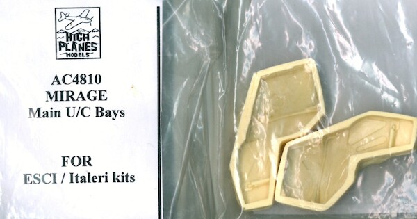 Mirage IIIE Main Undercarriage bays (Italeri / ESCI) AC4810