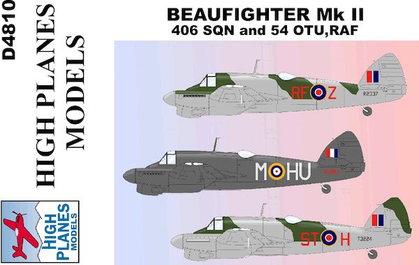 Beaufighter MKII (406sq & 54 OTU)  D4810