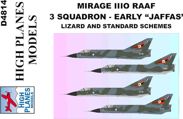 Mirage IIIO (3sq RAAF Early Jaffa;'s, Lizard and standard scheme) D4814