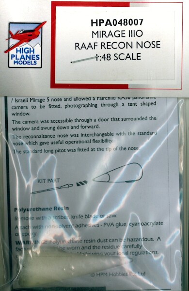 RAAF Mirage IIIO Recon Nose cone  HPA048007