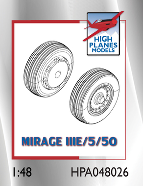 Mirage IIIE/O/5/50 Main Wheels  HPA048026