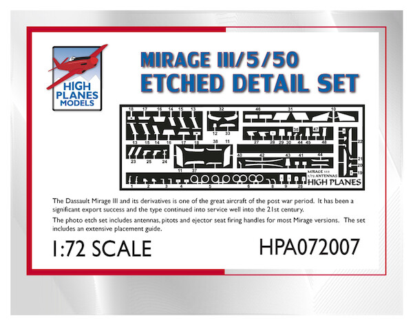 Mirage iii/5/50 Antennaes & other details  HPA072007