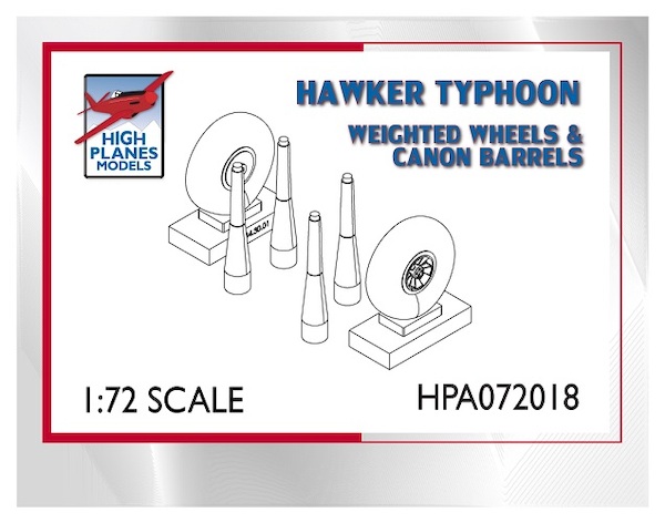 Hawker Typhoon wheels and cannon  HPA072018