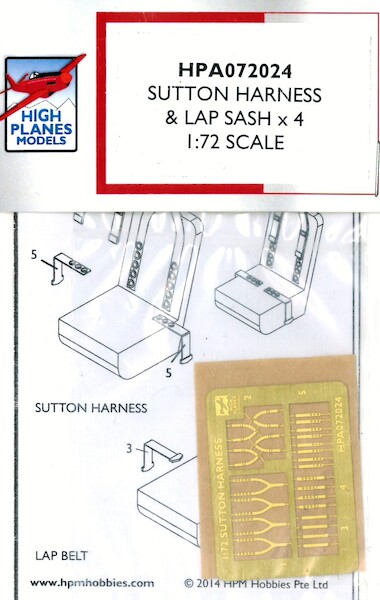 Sutton Harness & Lap Sash (4x)  HPA072024