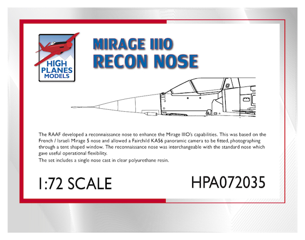 RAAF Mirage IIIO Recon Nose cone HPA072035