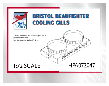 Beaufighter gills (Airfix) HPA072047