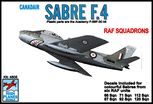 Canadair sabre F4 (RAF) HPK.048005