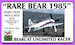 Rare Bear 1985 R072022