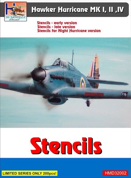 Hurricane stencils (set for 3 a/c) HMD32002
