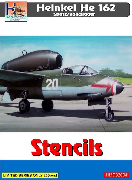 Heinkel He162 Stencils (set for 3 a/c)  HMD32004