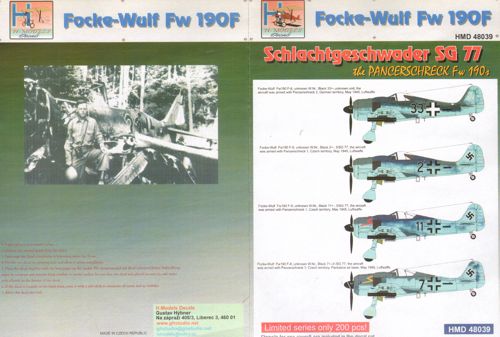 Focke Wulf FW190F (SG77) HMD48039