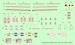 Mitsubishi A6M2 Zero stencils  HMD48052