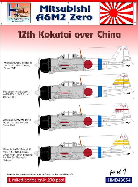 Mitsubishi A6M2 Zero (12th Kokutai over China)  HMD48054