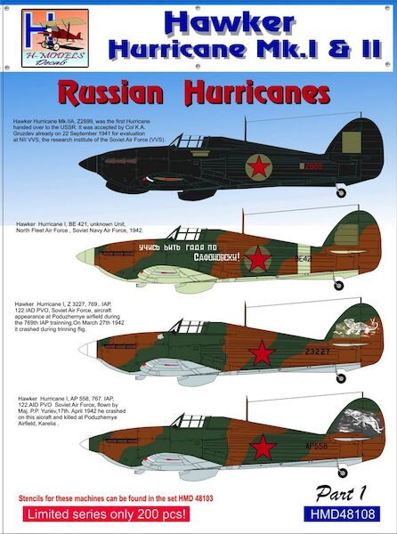 Russian Hurricanes Mk.I/II, Pt.1 HMD48108