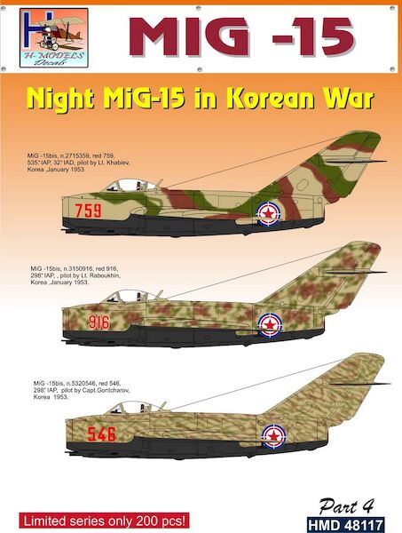 Mikoyan MiG15 Night Fighters over Korea, Pt.4 HMD48117